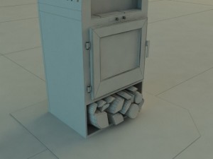 fireplace Modelo 3D
