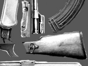 ak47 lowpoly 3D Модель