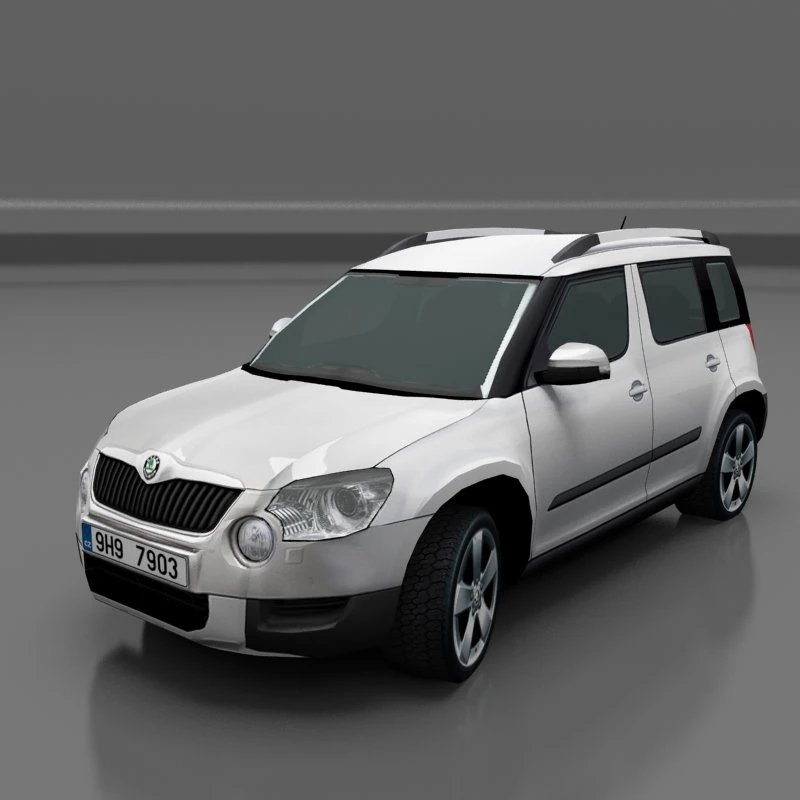 skoda yeti 3D Model .c4d .max .obj .3ds .fbx .stl .blend 