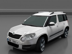 skoda yeti Modelo 3D