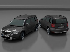 skoda yeti 3D Model