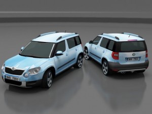 skoda yeti 3D Model