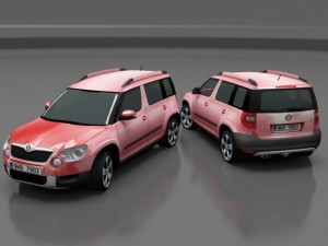 skoda yeti 3D Model