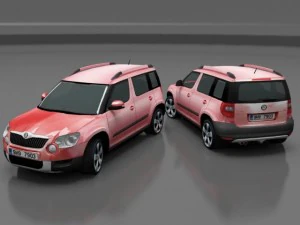 skoda yeti 3D Model