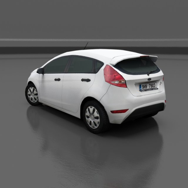 ford fiesta 2009 Modelo 3D .c4d .max .obj .3ds .fbx .stl .blend