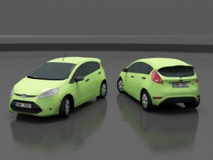 ford fiesta 2009 Modelo 3D