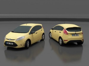 ford fiesta 2009 Modelo 3D