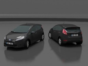 ford fiesta 2009 Modelo 3D