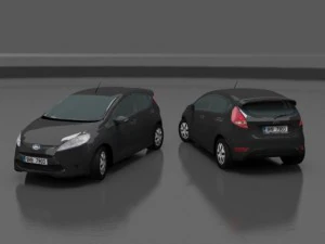 ford fiesta 2009 3D Model