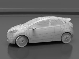 ford fiesta 2009 3D Model