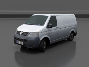 volkswagen transporter t5 3D Model