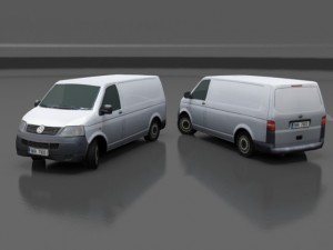volkswagen transporter t5 Modelo 3D