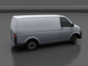 volkswagen transporter t5 Modelo 3D