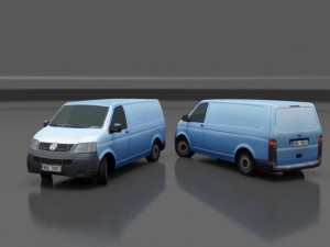 volkswagen transporter t5 Modelo 3D