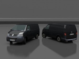 volkswagen transporter t5 Modelo 3D