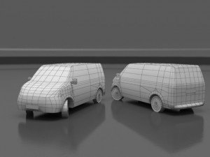 volkswagen transporter t5 Modelo 3D