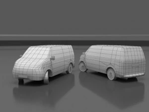 volkswagen transporter t5 3D Model