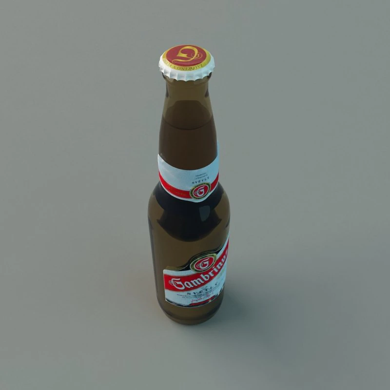 beer gambrinus 3D Model .c4d .max .obj .3ds .fbx .stl .blend 
