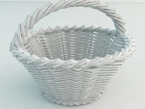 wicker basket 3D Model