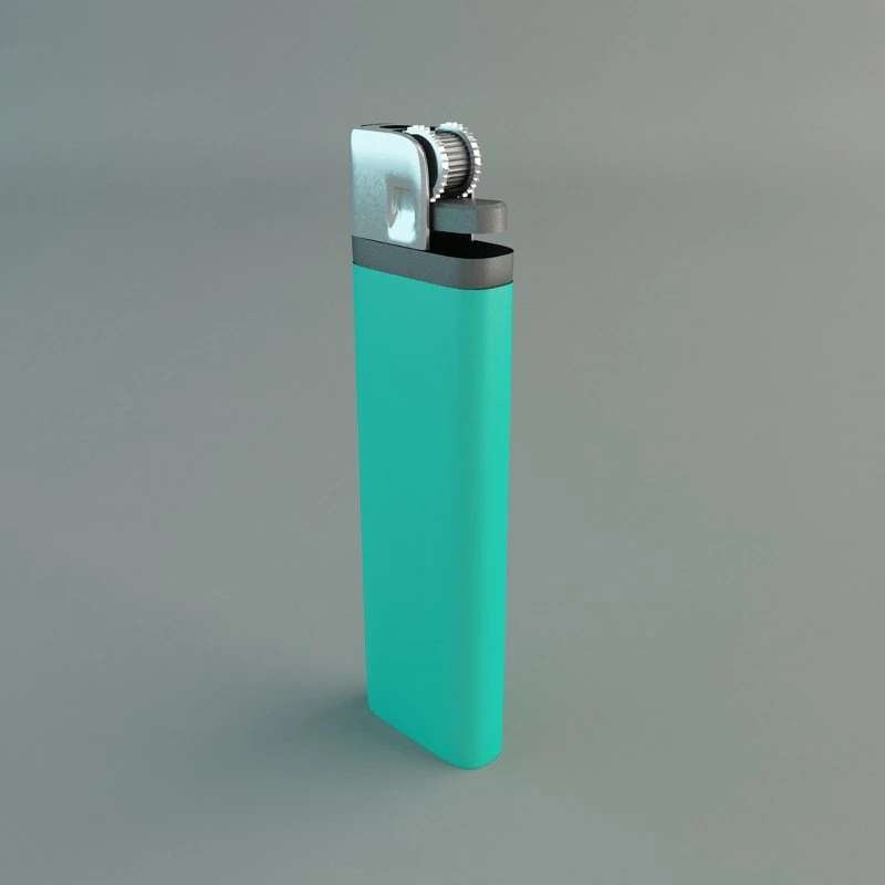 cigarette lighter 3D Model .c4d .max .obj .3ds .fbx .stl .blend