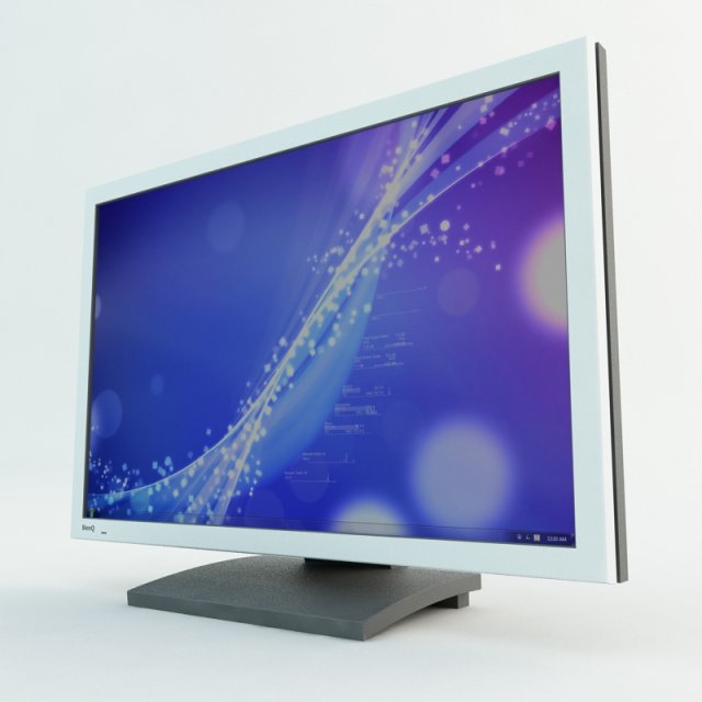monitor benq Model 3D .c4d .max .obj .3ds .fbx .stl .blend 