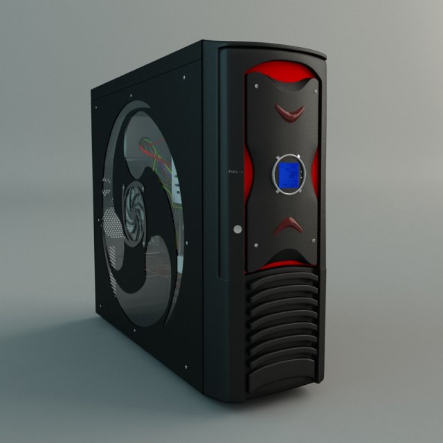 computer pc Modelo 3D .c4d .max .obj .3ds .fbx .stl .blend 