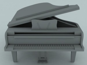 grand piano 3D Model