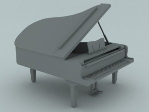 grand piano 3D Model