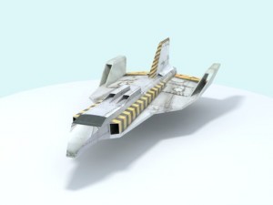 hunting aircraft low poly 3D-Modell
