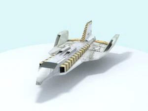 狩猟用航空機の低ポリ 3Dモデル