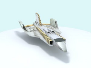 hunting aircraft low poly Model 3D