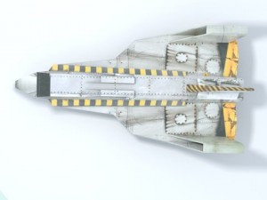 hunting aircraft low poly Model 3D