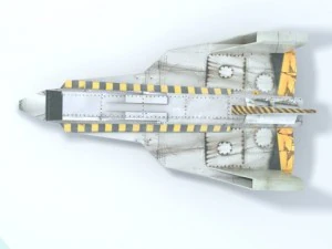 hunting aircraft low poly 3D Model
