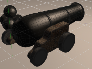 pirate cannon 3Dモデル