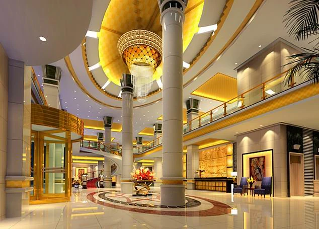 lobby 001 3D Model .c4d .max .obj .3ds .fbx .stl .blend 