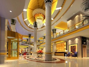lobby 001 Modelo 3D