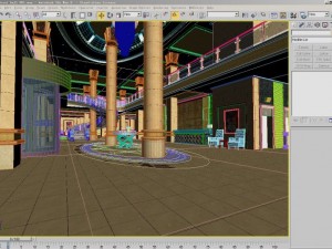 lobby 001 Modelo 3D