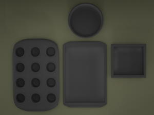 baking pans 3D Model