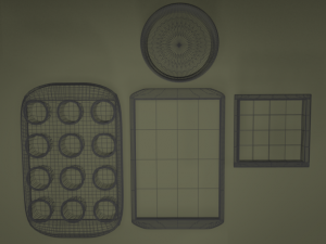 baking pans 3D Model