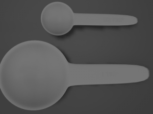 measuring cup and spoon set 3D Модель