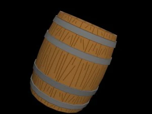बैरल 3D मॉडल