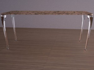 flute table Modelo 3D