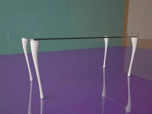 flute table 3D Model