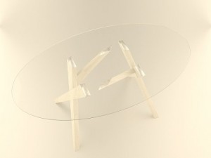 x table Modelo 3D