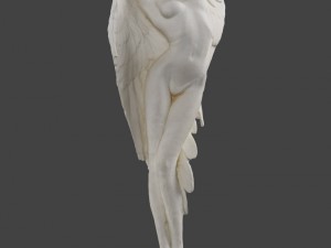 winged nude female sculpture 3Dモデル
