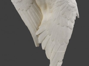 winged nude female sculpture 3Dモデル