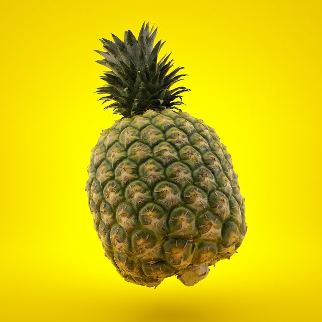 imperial pineapple 3d scan 3D 模型 .c4d .max .obj .3ds .fbx .stl .blend 