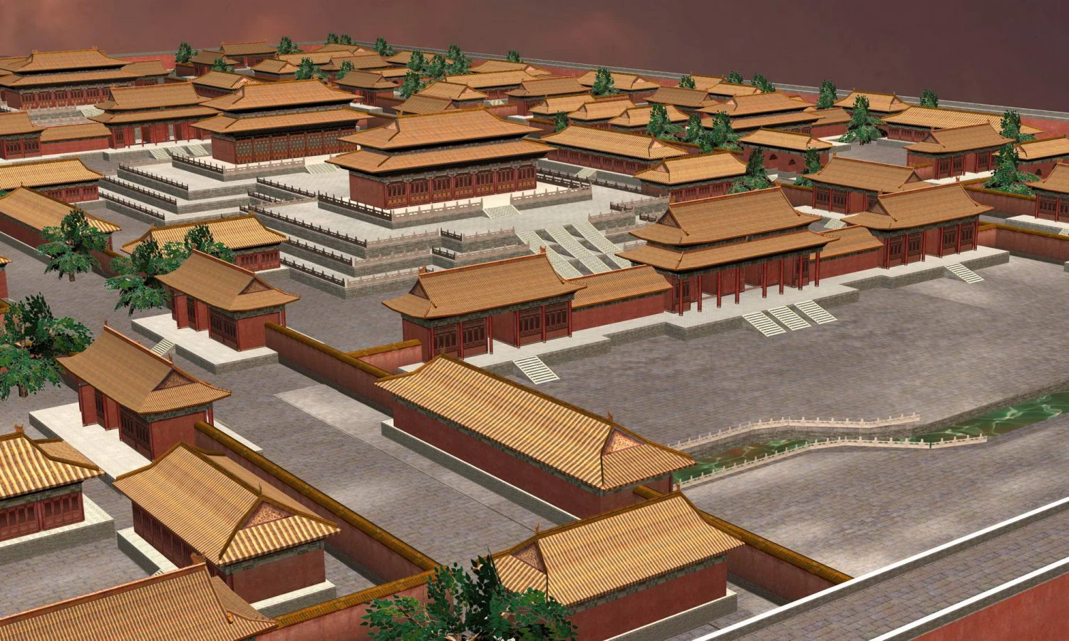 the forbidden city 3D Model .c4d .max .obj .3ds .fbx .stl .blend