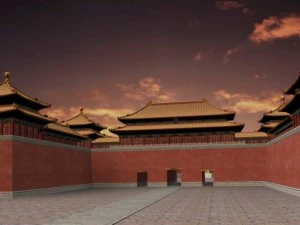 the forbidden city 3D Model