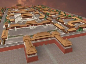 the forbidden city 3D Model